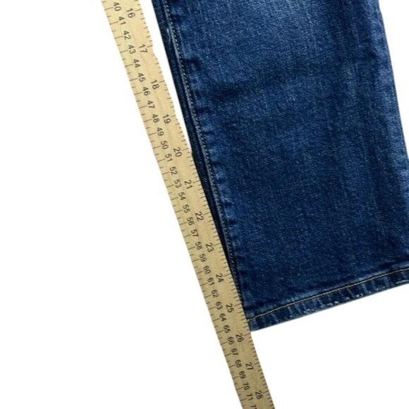 Anoname Jeans Capri Medium Wash Straight Low Rise Women's Size 30 - Picture 7 of 11